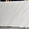 Quartz Stone Slabs Ice White 110x26 Slab 1