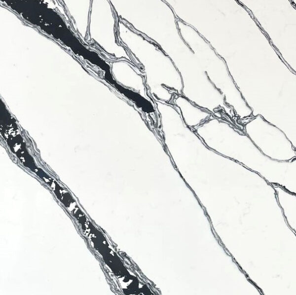 Quartz Stone Slabs Zola 110x52 White Slab 1