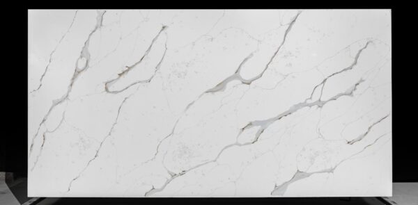 Quartz Stone Slabs White Nieve 110x36 Slab 1