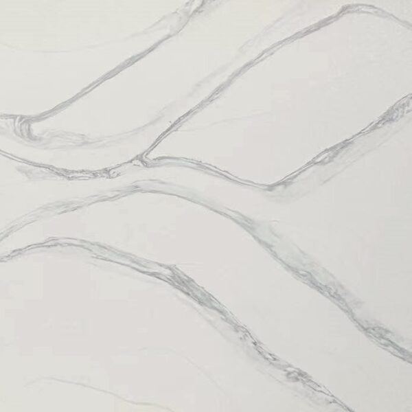 Quartz Stone Slabs Blizzard 110x52 White Slab 2