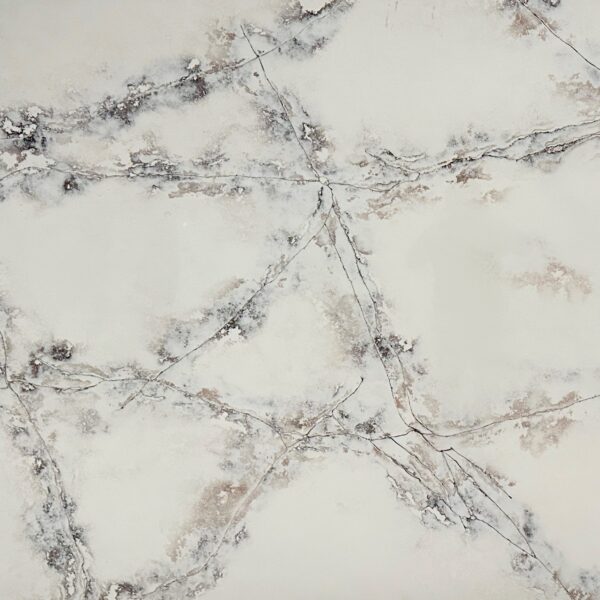 Quartz Stone Slabs Sakura 110x36 White Slab 1