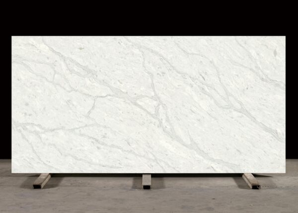 Quartz Stone Slabs Denver 110x26 White Slab 0