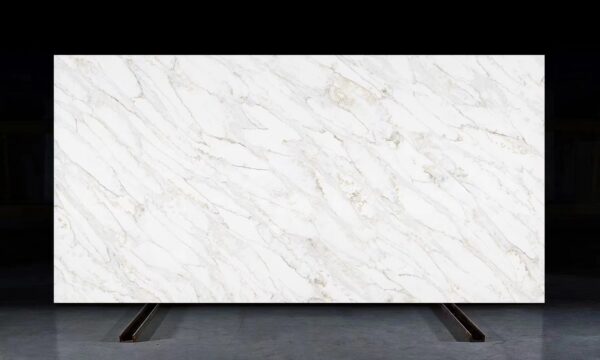 Quartz Stone Slabs Calacatta Sofia 110x26 White Slab