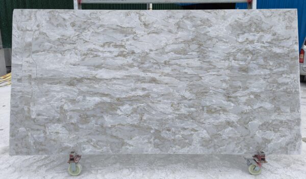 Quartz Stone Slabs Tacaoma 110x36 Gray Slab