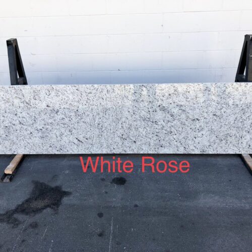 Granite Slabs White Rose 110X26 Slab